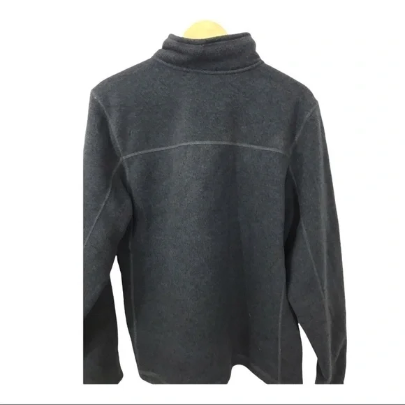 The North Face Better Sweater Fleece Men Medium Heathered Charcoal Gray 1/2 Zip. - Picture 6 of 11